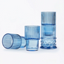 Blue Athena Stacking Glasses
