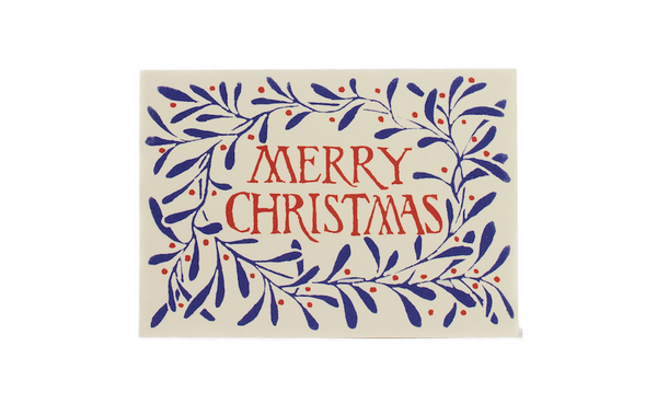 Merry Christmas Wreath Card