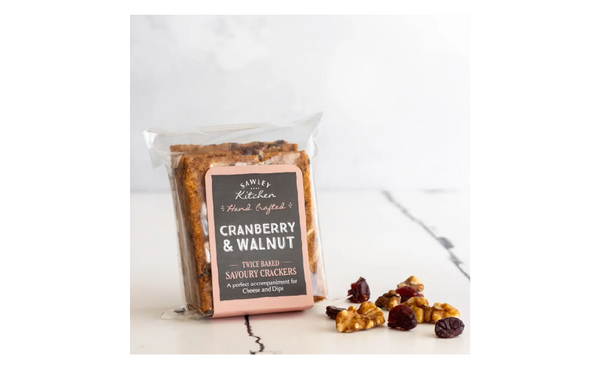 Cranberry & Walnut Savoury Crackers