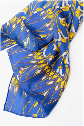 Lotus Flowers Silk Scarf