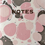 Hand Marbled Notebook in Pink