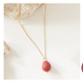 Red Bead Pendant Necklace