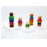 Rainbow Wooden People
