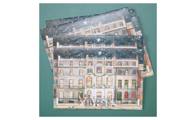 Pack of 5 Christmas cards: Christmas at the Soane Museum