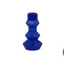 Cobalt Blue Glass Candle Holder