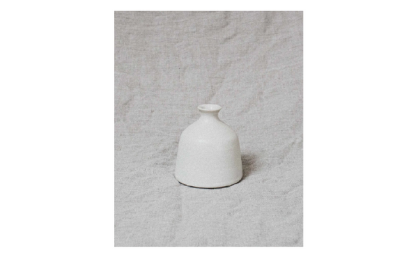 Handmade White Bud Vase