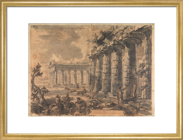 Paestum, Italy, Basilica and Temple of Neptune