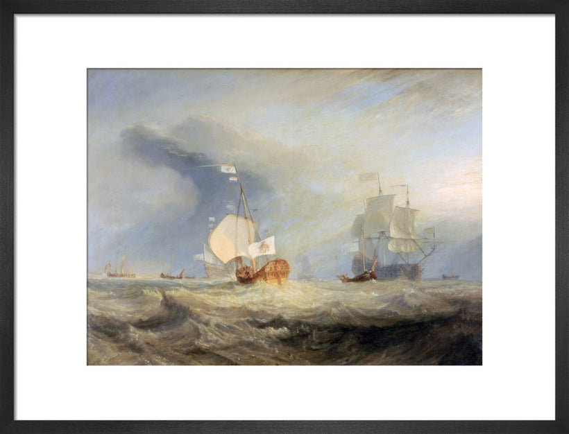 Admiral van Tromp's Barge by J. M. W Turner