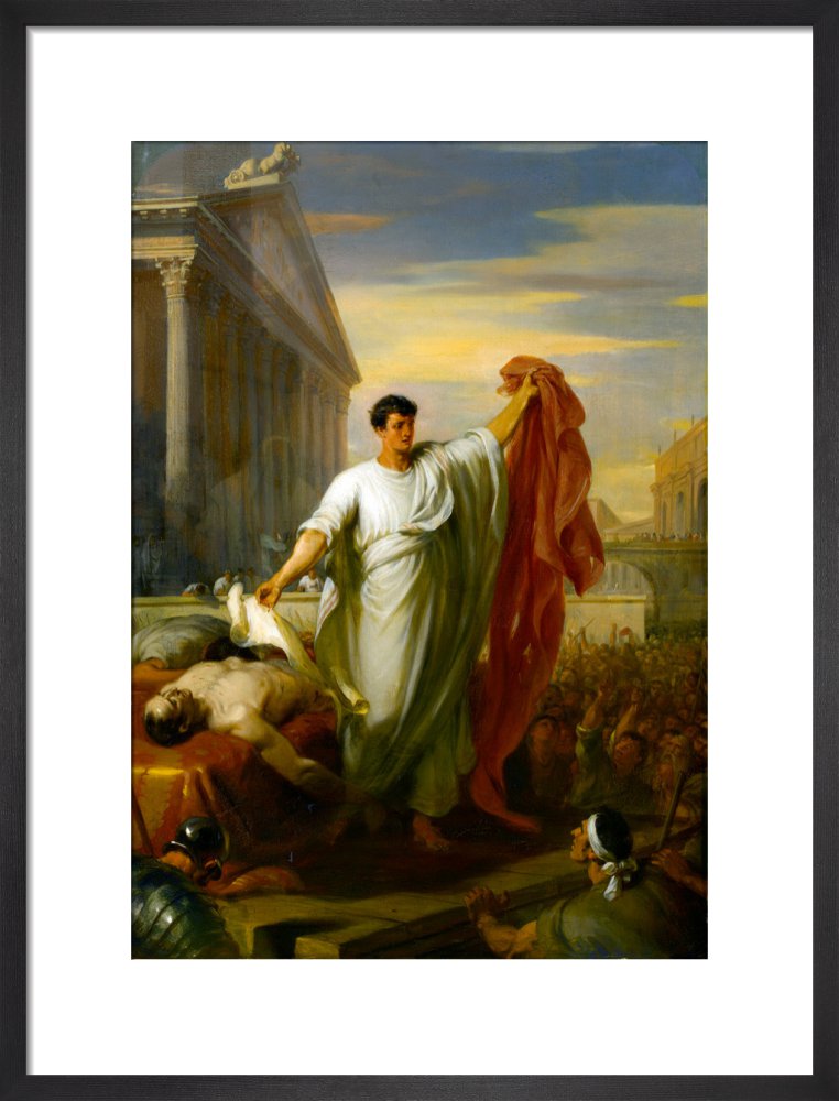 Marc Antony Reading the Will of Caesar