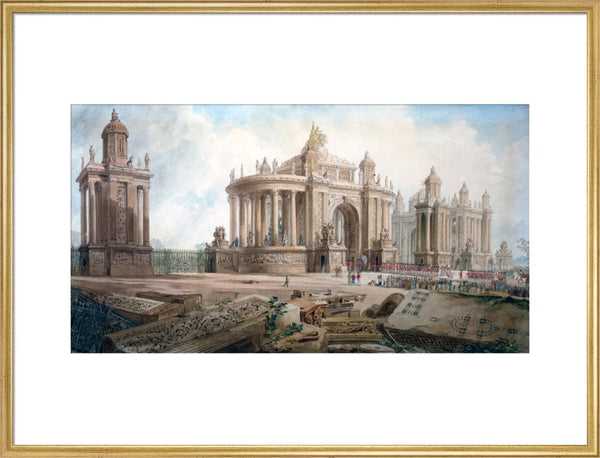 Design (by John Soane) for an Entrance to London