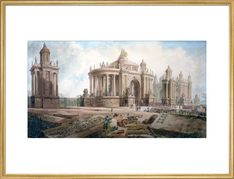 Design (by John Soane) for an Entrance to London