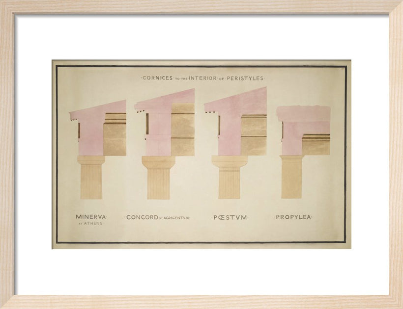 Doric Order: Cornices of Greek Buildings