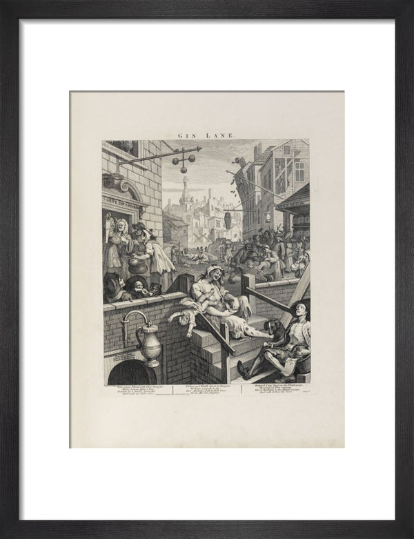 Gin Lane by William Hogarth