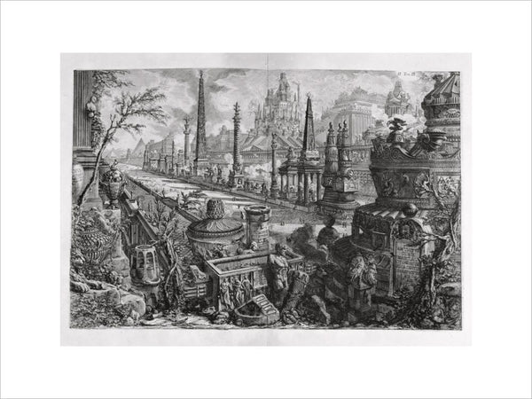 Circus of Mars with neighbouring Monuments viewed at the Via Appia