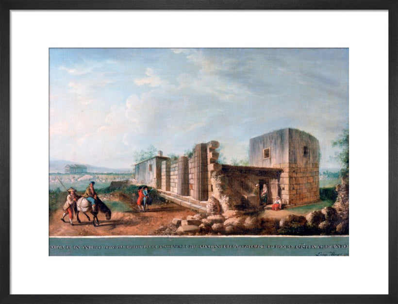 View of the Remains of the Temple (supposed to be of Esculapius) at Agrigentum (4 of 6)