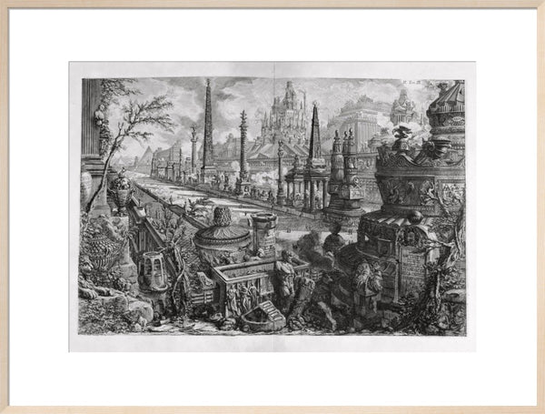 Circus of Mars with neighbouring Monuments viewed at the Via Appia