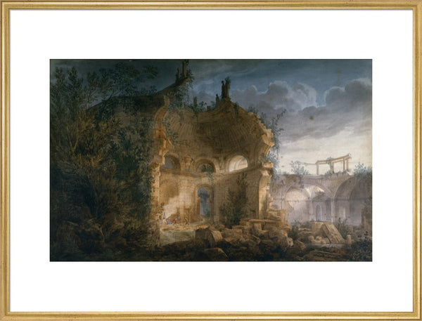A Vision of the Bank of England in Ruins by J. M. Gandy