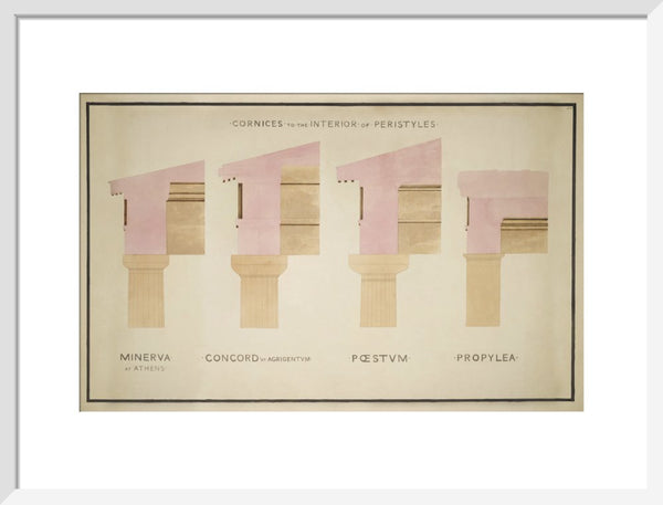 Doric Order: Cornices of Greek Buildings