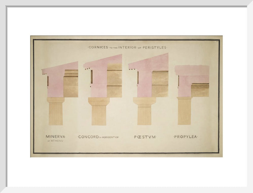 Doric Order: Cornices of Greek Buildings