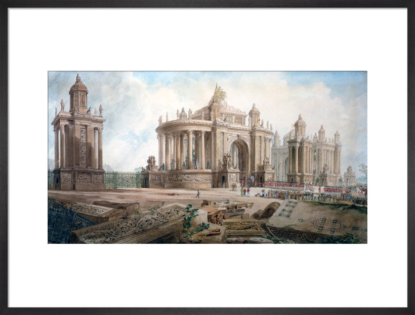 Design (by John Soane) for an Entrance to London