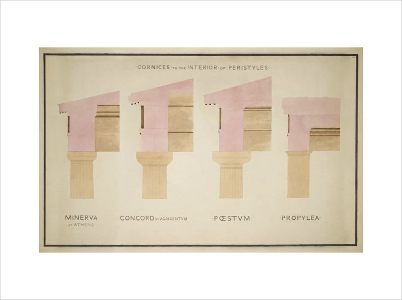 Doric Order: Cornices of Greek Buildings