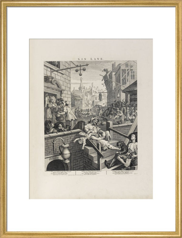 Gin Lane by William Hogarth