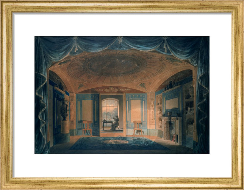 Design Perspective for the Interior Decoration of the Breakfast Room, Pitzhanger Manor.