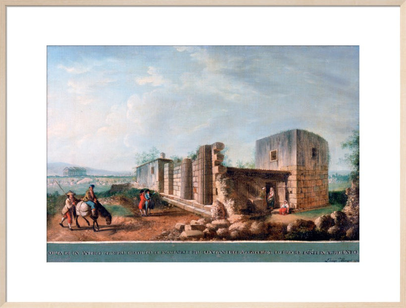 View of the Remains of the Temple (supposed to be of Esculapius) at Agrigentum (4 of 6)