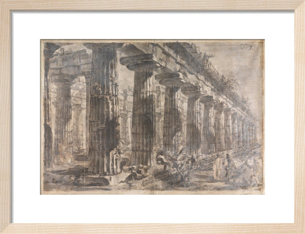 Paestum, Italy, Exterior of the Temple of Neptune from the North-East