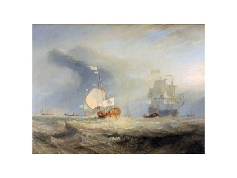 Admiral van Tromp's Barge by J. M. W Turner