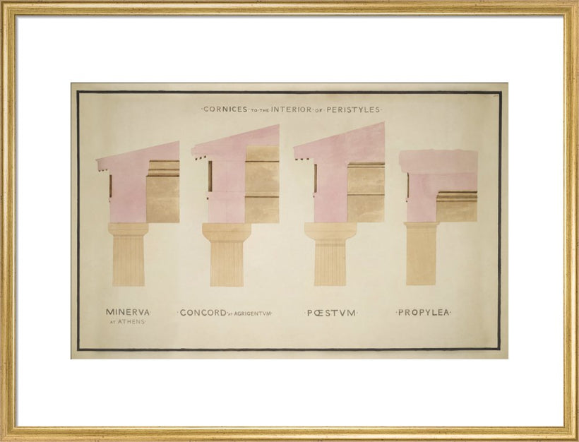 Doric Order: Cornices of Greek Buildings