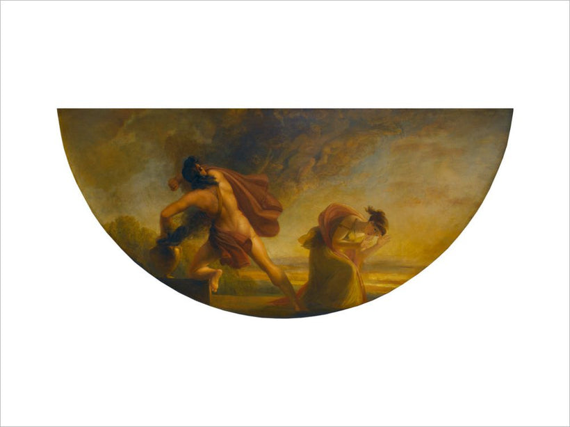 The Opening of Pandora's Vase (Library-Dining Room ceiling painting, 6 of 6)