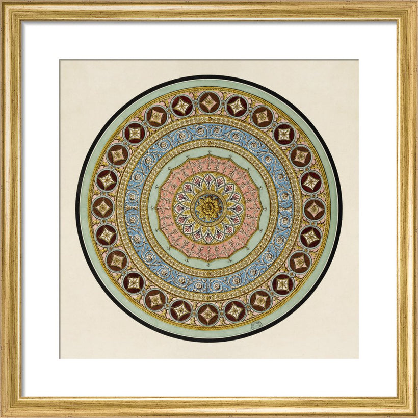 Unexecuted Manocchi Drawing for a Ceiling or a Carpet I, c1765-66