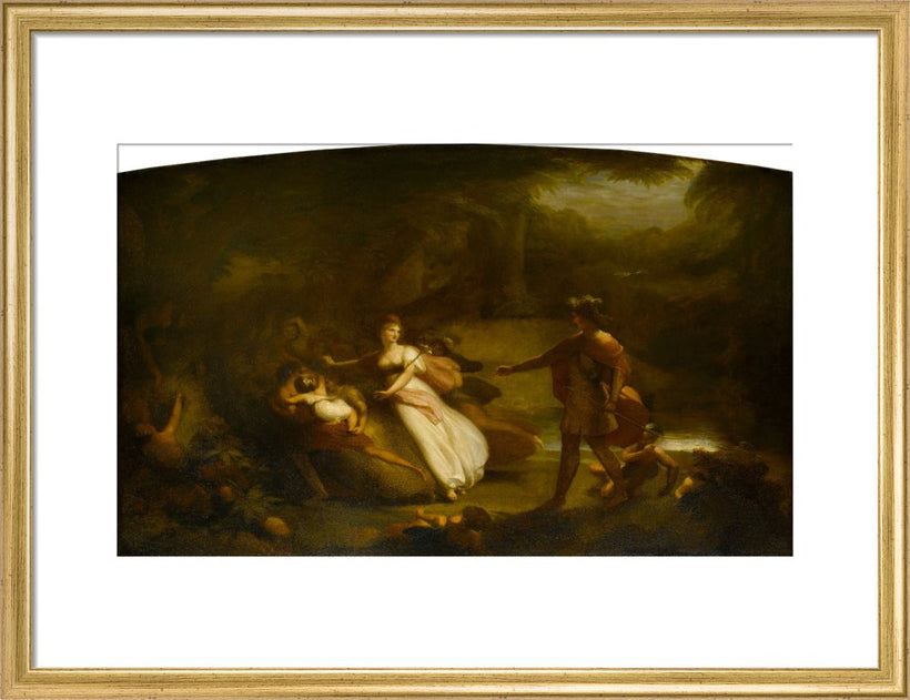 The Contention of Oberon and Titania for the Indian Boy from William Shakespeare's 'A Midsummer Night's Dream' Act II