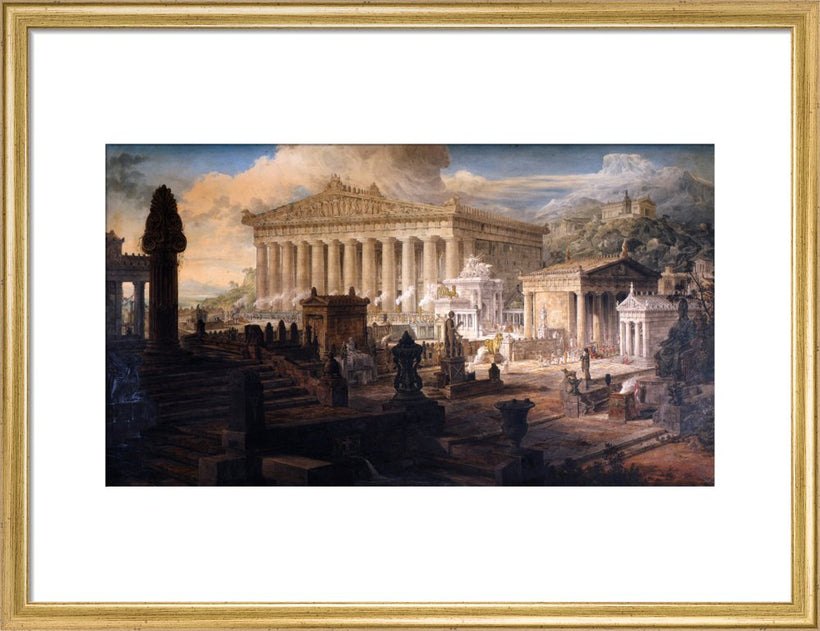 Architectural Composition : A restoration of the Temple of Ceres and other ancient buildings at Eleusis