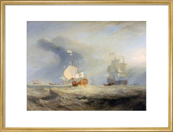 Admiral van Tromp's Barge by J. M. W Turner