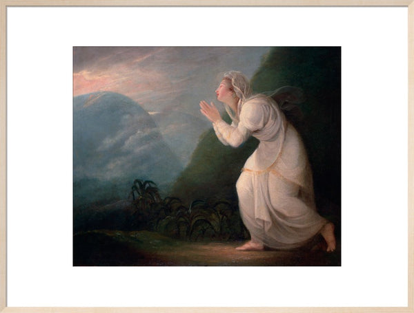 A Persian Lady Worshipping the Rising Sun