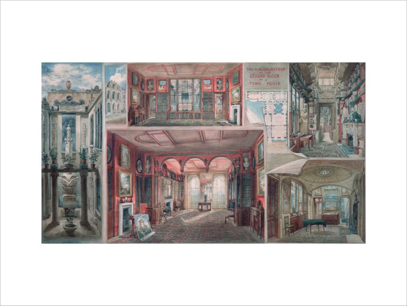 Composite view of Lincoln's Inn Fields