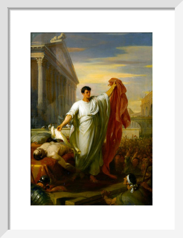 Marc Antony Reading the Will of Caesar