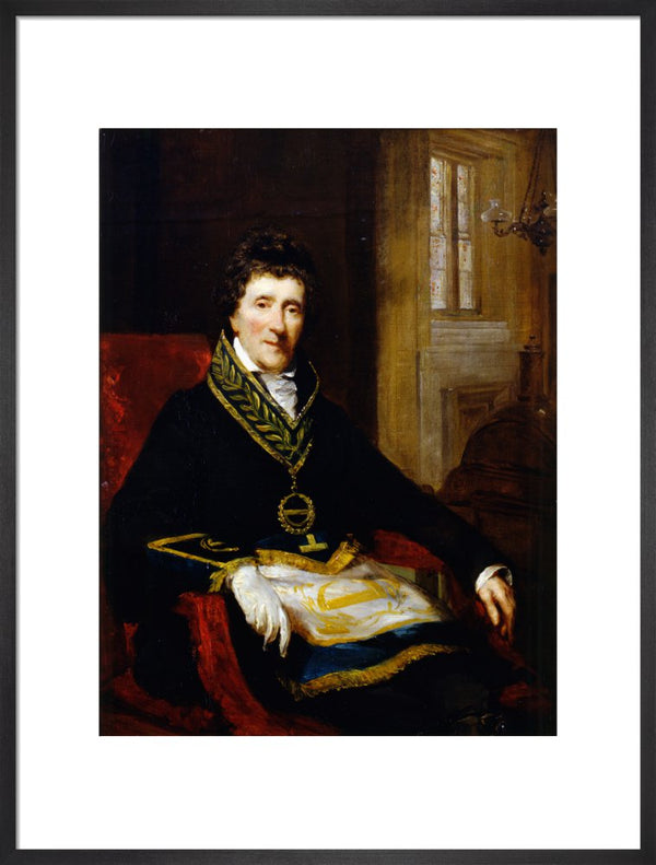 Sir John Soane, in Masonic Costume, as Grand Superintendent and President of the Board of Works