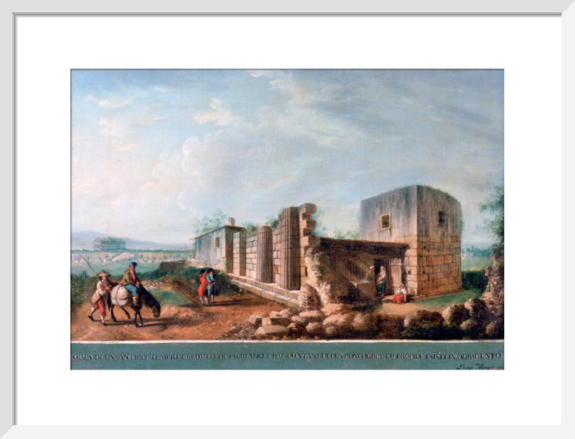 View of the Remains of the Temple (supposed to be of Esculapius) at Agrigentum (4 of 6)