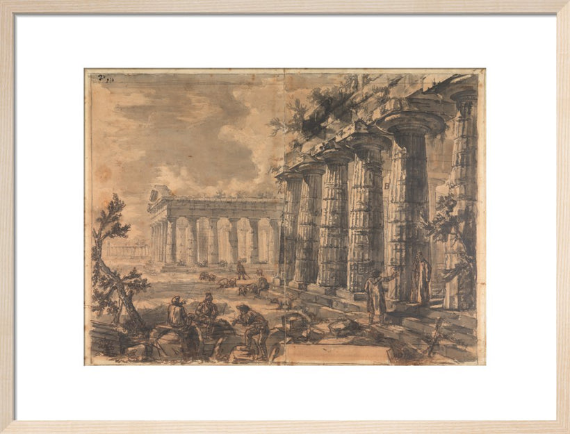 Paestum, Italy, Basilica and Temple of Neptune