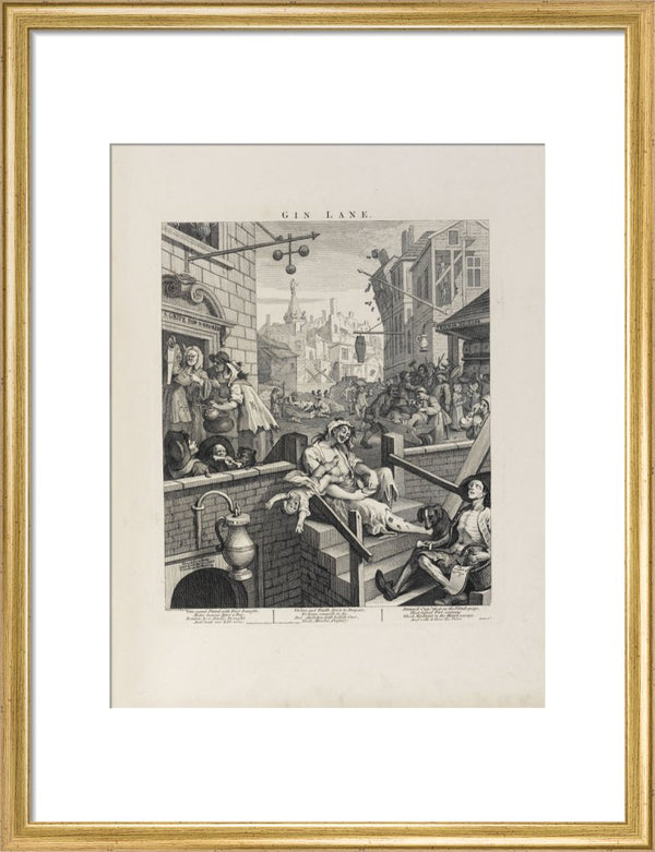 Gin Lane by William Hogarth