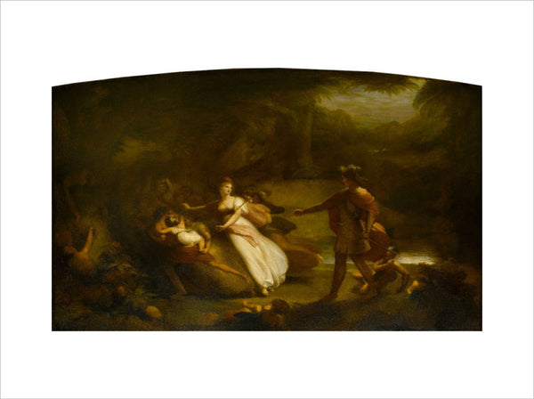 The Contention of Oberon and Titania for the Indian Boy from William Shakespeare's 'A Midsummer Night's Dream' Act II