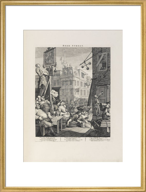 Beer Street by William Hogarth