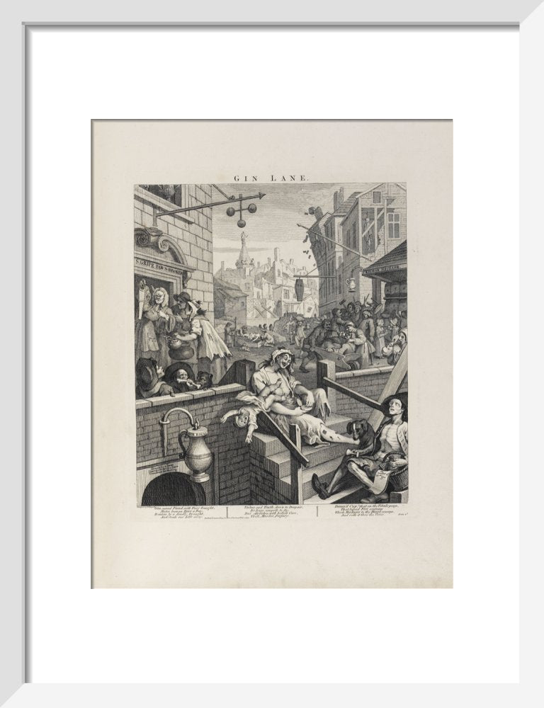 Gin Lane by William Hogarth
