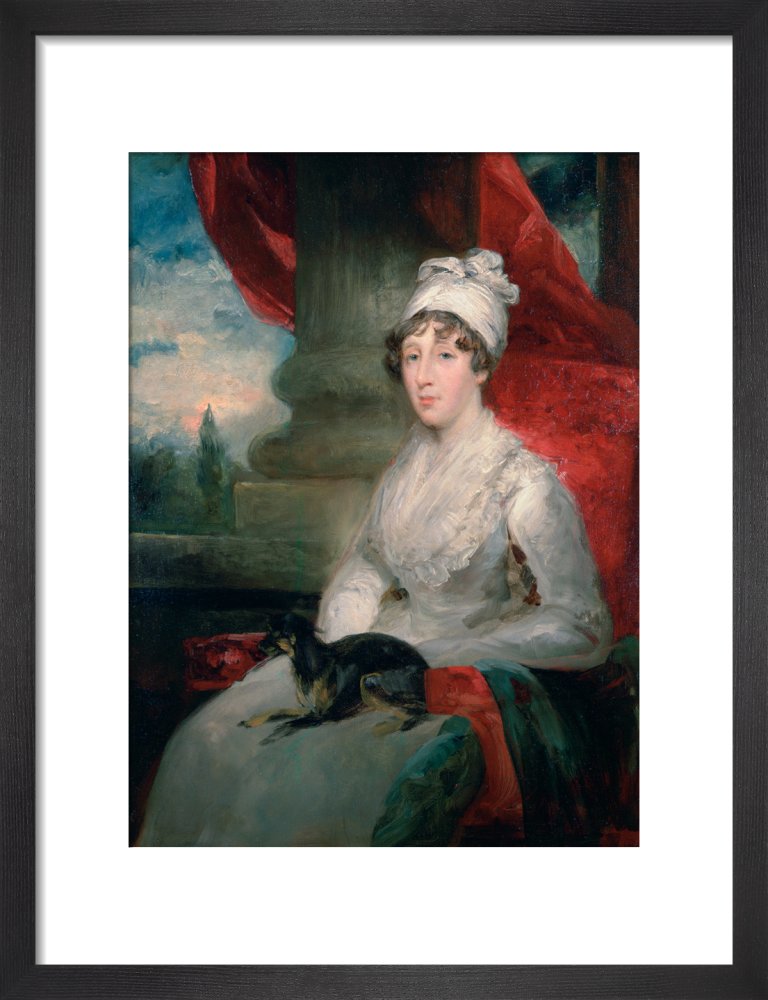 An Unfinished Portrait of Mrs Soane, Painted from a Pencil Sketch by J. Flaxman, RA and a Miniature