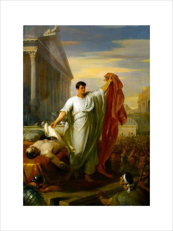 Marc Antony Reading the Will of Caesar