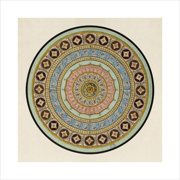 Unexecuted Manocchi Drawing for a Ceiling or a Carpet I, c1765-66