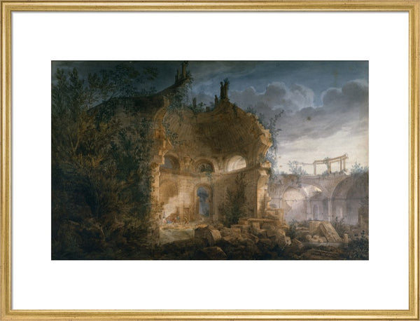 A Vision of the Bank of England in Ruins by J. M. Gandy
